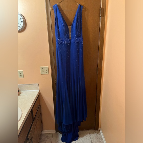 Jovani Royal Blue Gown - Picture 4 of 15